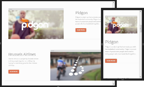 Beispiel für Responsive Webdesign